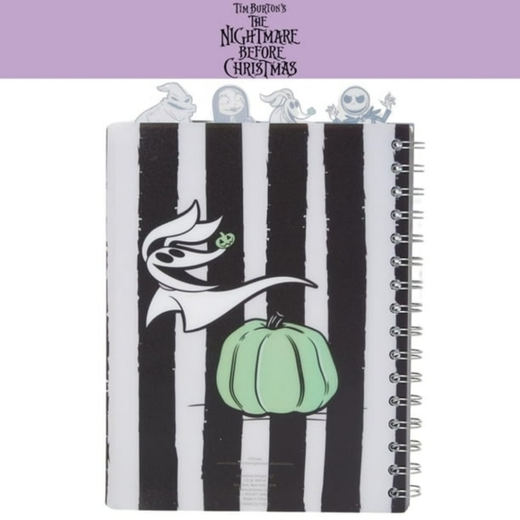 Nightmare Before Christmas Spiral Notebook (Front/Back View Pic) - Picture 3 of 8